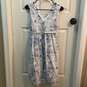 Old Navy linen blend maternity summer dress size small